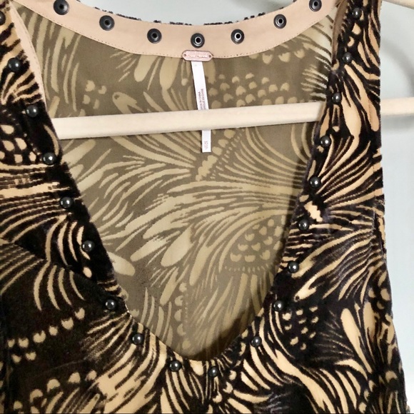 Free People | Ellie burnout velvet minidress - Picture 6 of 6